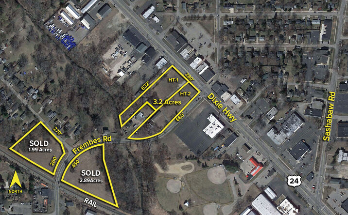 Pictures of Land property located at 4495 Dixie Highway, Waterford, MI 48329 for sales - image #1