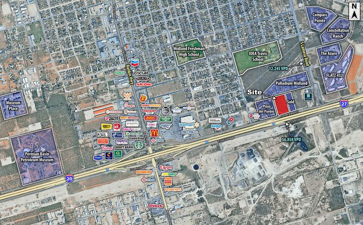 Pictures of Land property located at 621 E I-20, Midland, TX 79701 for sales - image #1