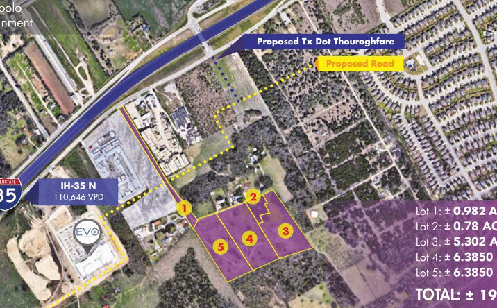 Pictures of Land property located at 18780 IH-35 N - Commercial Land Tract, Schertz, TX 78154 for sales - image #1