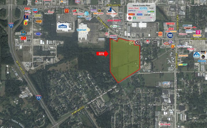 Pictures of Land property located at W Thomas St, Hammond, LA 70401 for sales - image #1
