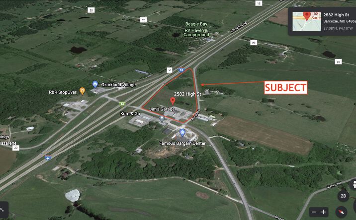 Pictures of Land property located at 2582 High St, Sarcoxie, MO 64862 for comps - image #1