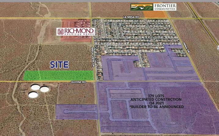 Pictures of Land property located at ±8.38 AC Olivine Rd & Mesa View Dr, Victorville, CA 92392 for sales - image #1