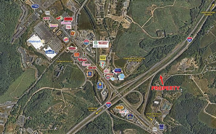 Pictures of Land property located at Route 250 & Sangers Lane, Staunton, VA 24401 for sales - image #1