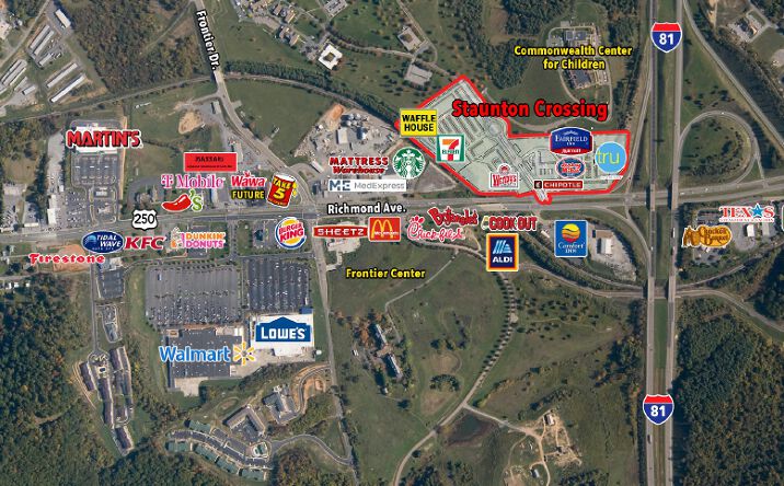 Pictures of Land property located at Crossing Way and Richmond Avenue, Staunton, VA 24401 for sales - image #1