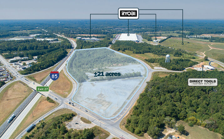 Pictures of Hospitality, Land, Mixed Use, Multifamily, Retail property located at Ryobi Drive, Anderson, SC 29621 for sales - image #1