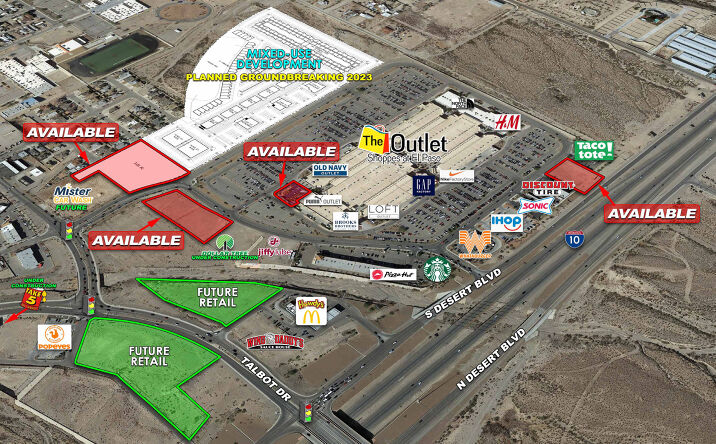 Pictures of Land property located at S Desert Blvd, Canutillo, TX 79835 for sales - image #1
