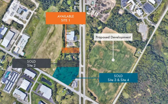 Pictures of Land property located at 6639 & 6655 Broadmoor Ave SE, Caledonia, MI 49316 for sales - image #1