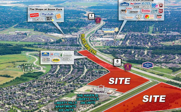 Pictures of Land, Business for Sale property located at SE Corner of Beltway 8 and Hwy 90, Houston, TX 77049 for sales - image #1