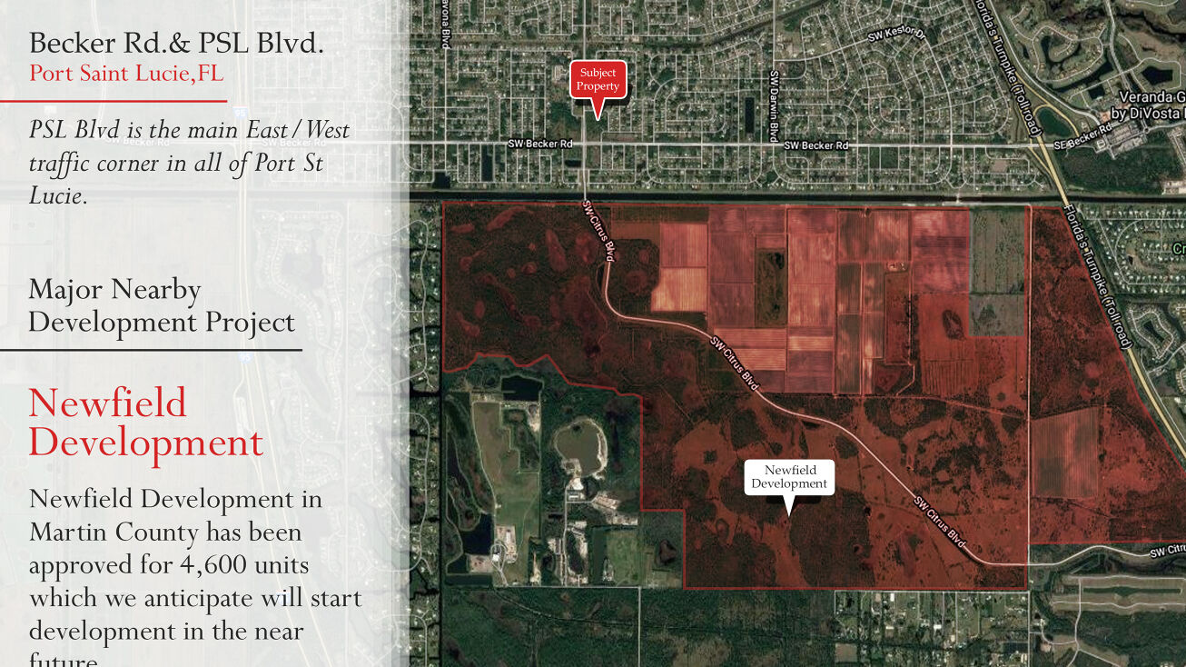 SW Becker Rd and SW Port St Lucie Blvd, Port St. Lucie, FL 34953