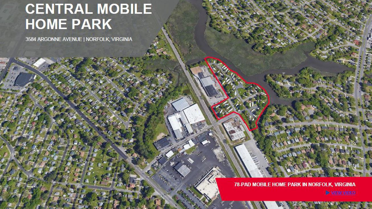3584 Argonne Ave, Norfolk, VA 23509 Mobile Home Park Property for