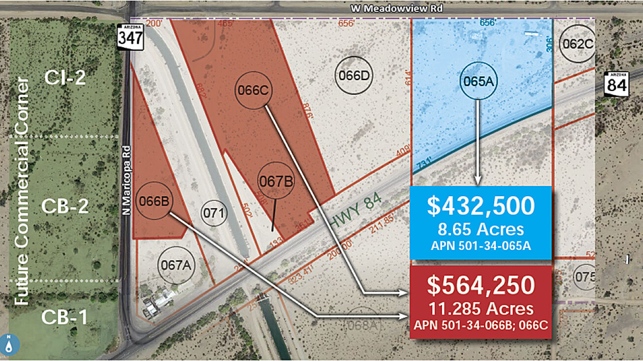 NEC HWY 84 & 347, Stanfield, AZ 85172