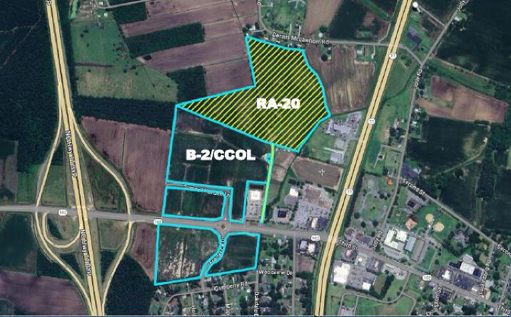 Pictures of Land property located at Hwy 102 near Highway 11 SW Bypass access ramps, Ayden, NC 28513 for sales - image #1