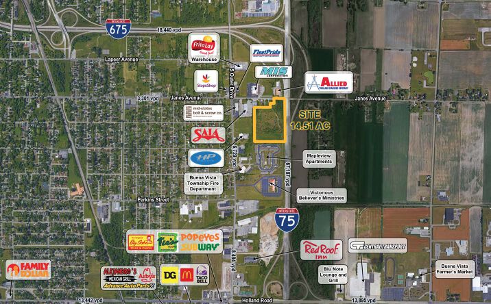 Pictures of Land property located at 3504 Janes Ave, Saginaw, MI 48601 for sales - image #1