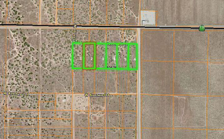 Pictures of Land property located at 0 W 210th & Avenue D1 Lancaster, Lancaster, CA 93536 for sales - image #1