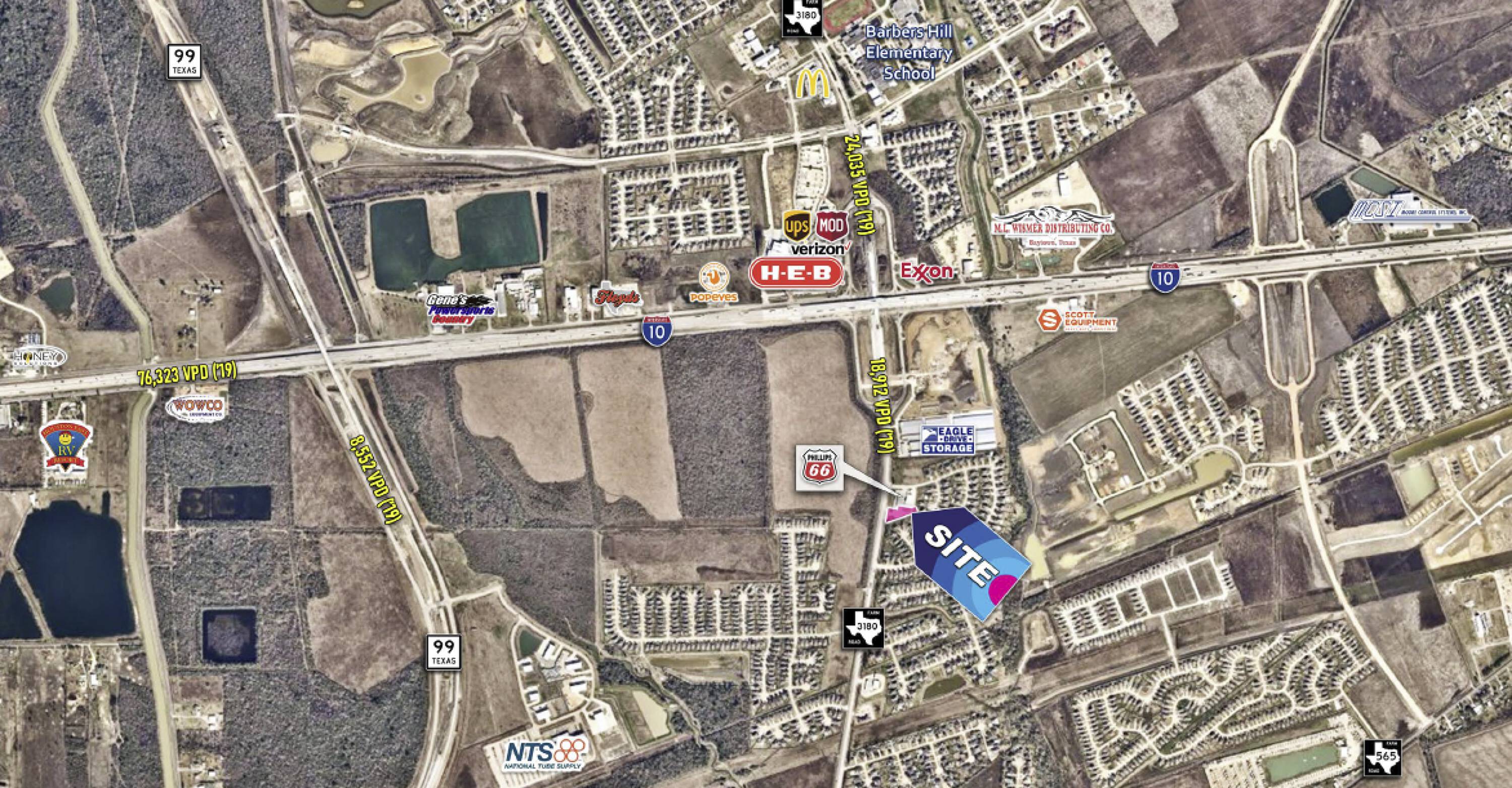 SEQ of FM 3180 & Lakeside Ave