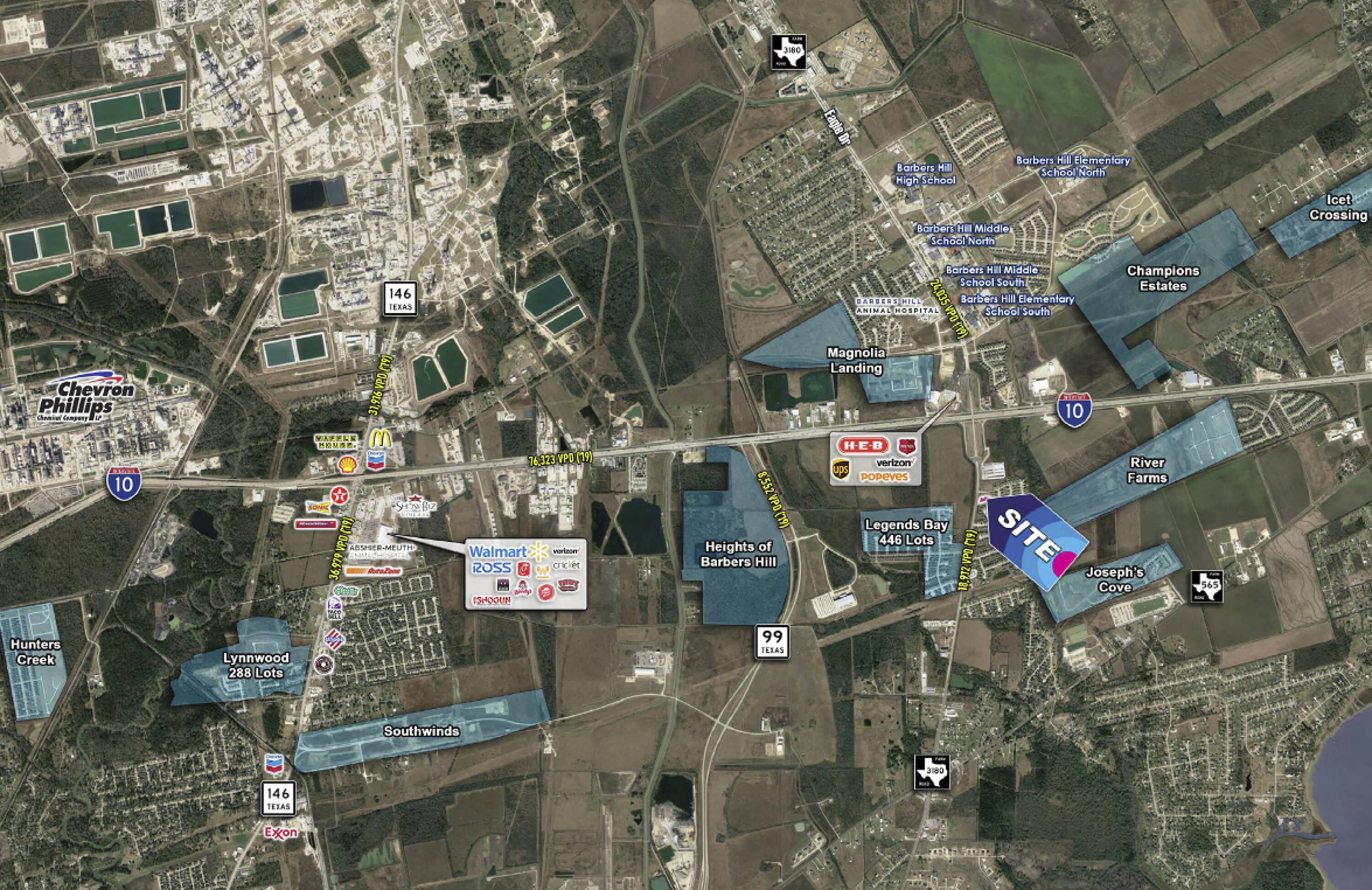 SEQ of FM 3180 & Lakeside Ave