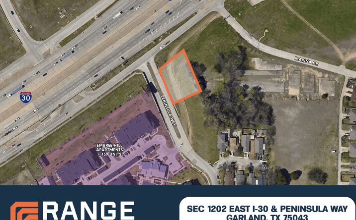 Pictures of Land property located at 1202 East IH & Peninsula Way, Garland, TX 75043 for sales - image #1