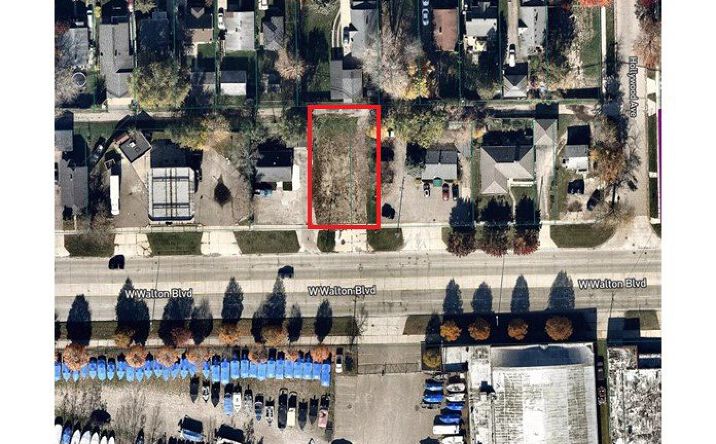 Pictures of Land property located at 104 W Walton Blvd, Pontiac, MI 48340 for sales - image #1