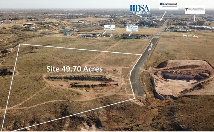 Pictures of Land property located at 09th & Coulter - NE Corner, Amarillo, TX 79106 for sales - image #1