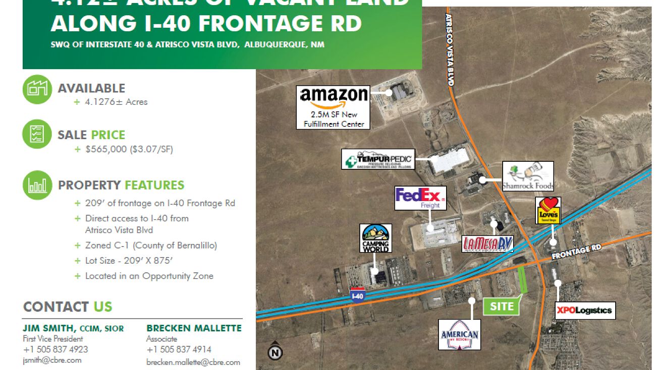 SWQ Interstate 40 and Atrisco Vista Blvd, Albuquerque, NM 87105