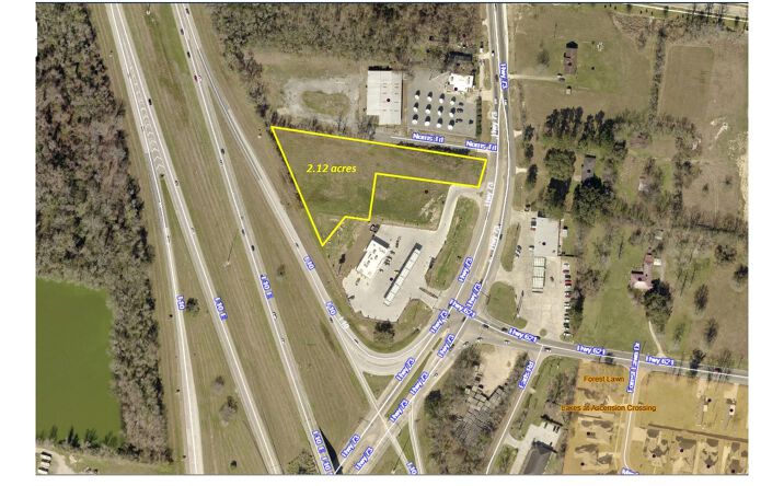 Pictures of Retail, Office, Hospitality, Land property located at Highway 73 & Interstate 10, Prairieville, LA 70769 for sales - image #1