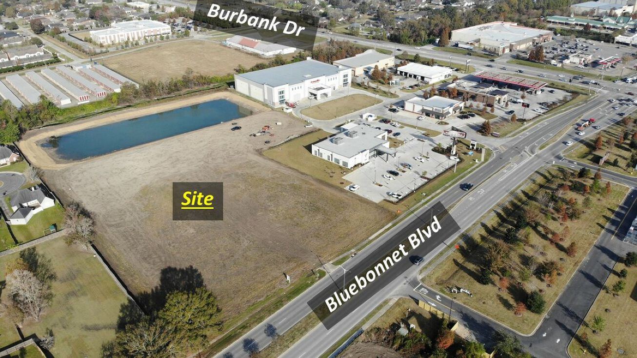 Pictures of Retail, Multifamily, Office, Hospitality, Land property located at Burbank Drive and Bluebonnet Blvd, Baton Rouge, LA 70809 for sales - image #1