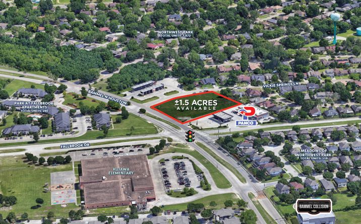 Pictures of Land property located at SEC Of Bammel N Houston Rd & Vickie Springs Ln, Houston, TX 77086 for sales - image #1
