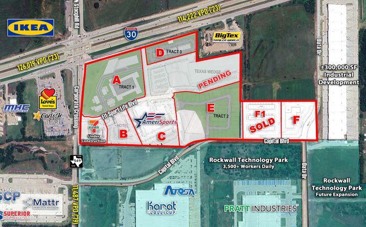 Pictures of Land property located at 3101 Fit Sport Life Blvd, Rockwall, TX 75087 for sales - image #1