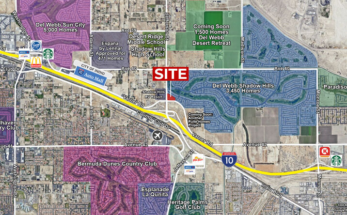 Pictures of Land property located at Nec Jefferson St & Varner Rd, Indio, CA 92203 for sales - image #1
