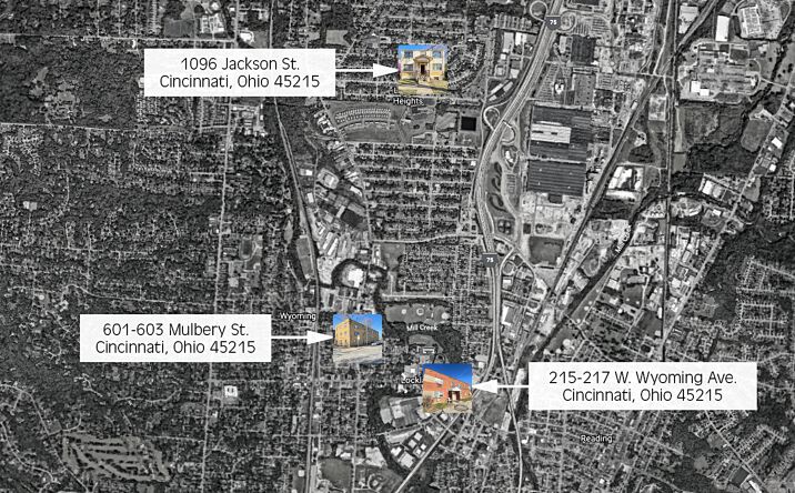 Pictures of Multifamily property located at 601-603 Mulberry Street, Cincinnati, OH 45215 for comps - image #1