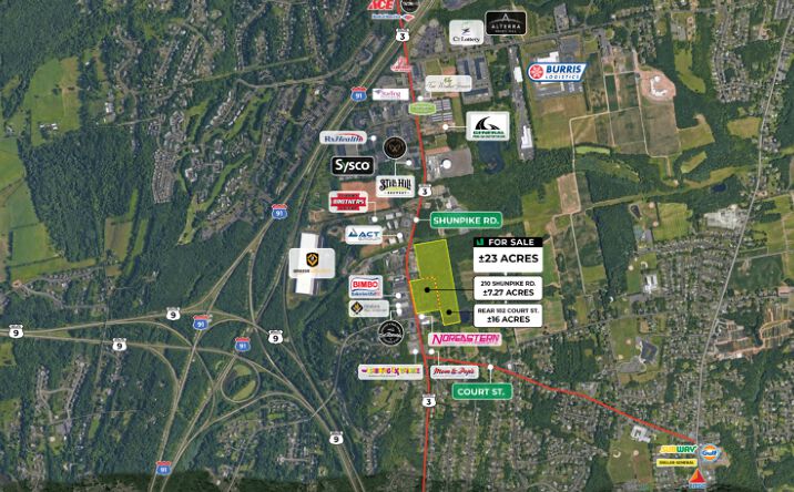 Pictures of Land property located at 210 Shunpike Road & 102 Court Street, Cromwell, CT 06416 for sales - image #1