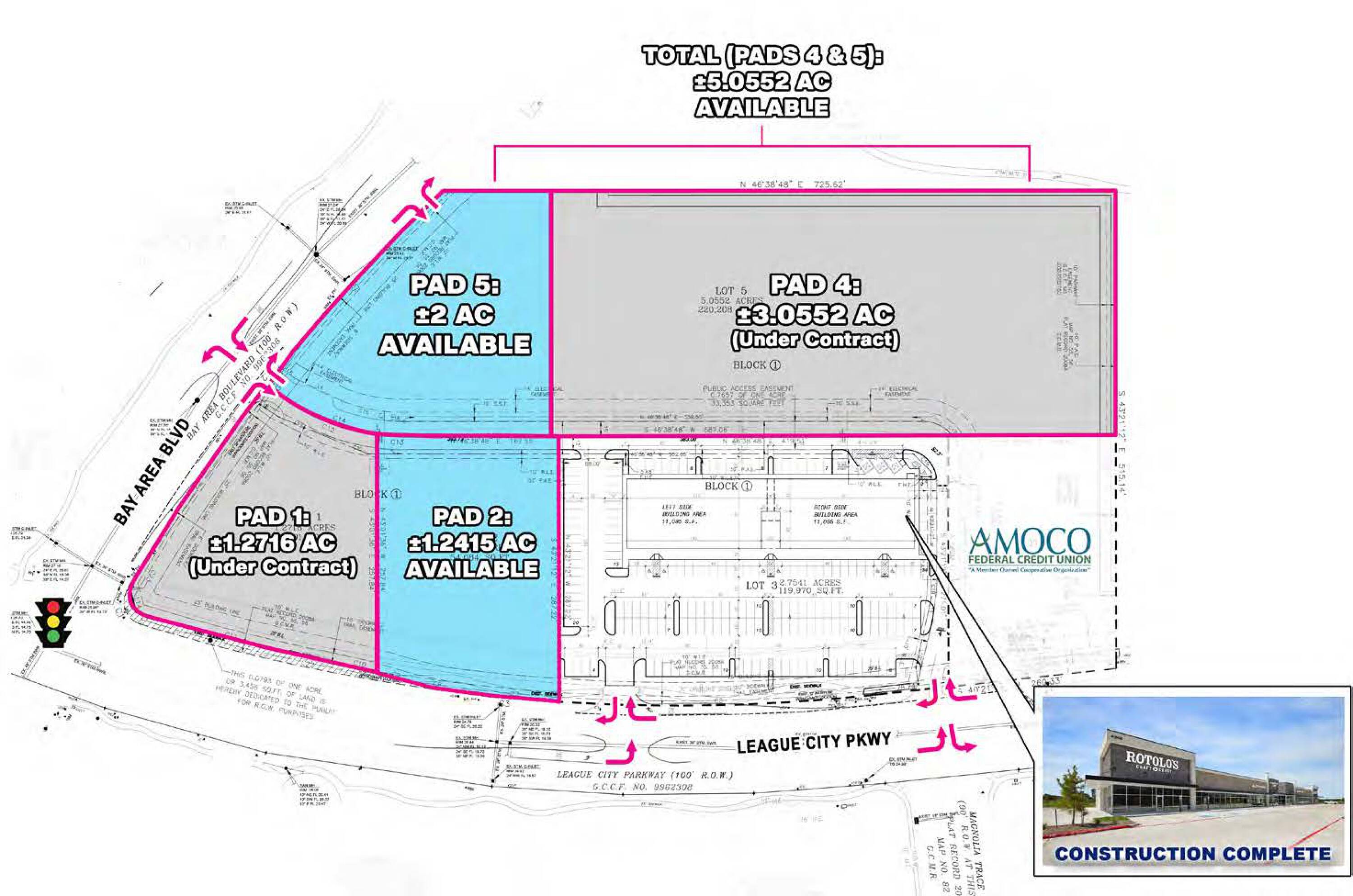 West League City Crossing Land/Pad Sites