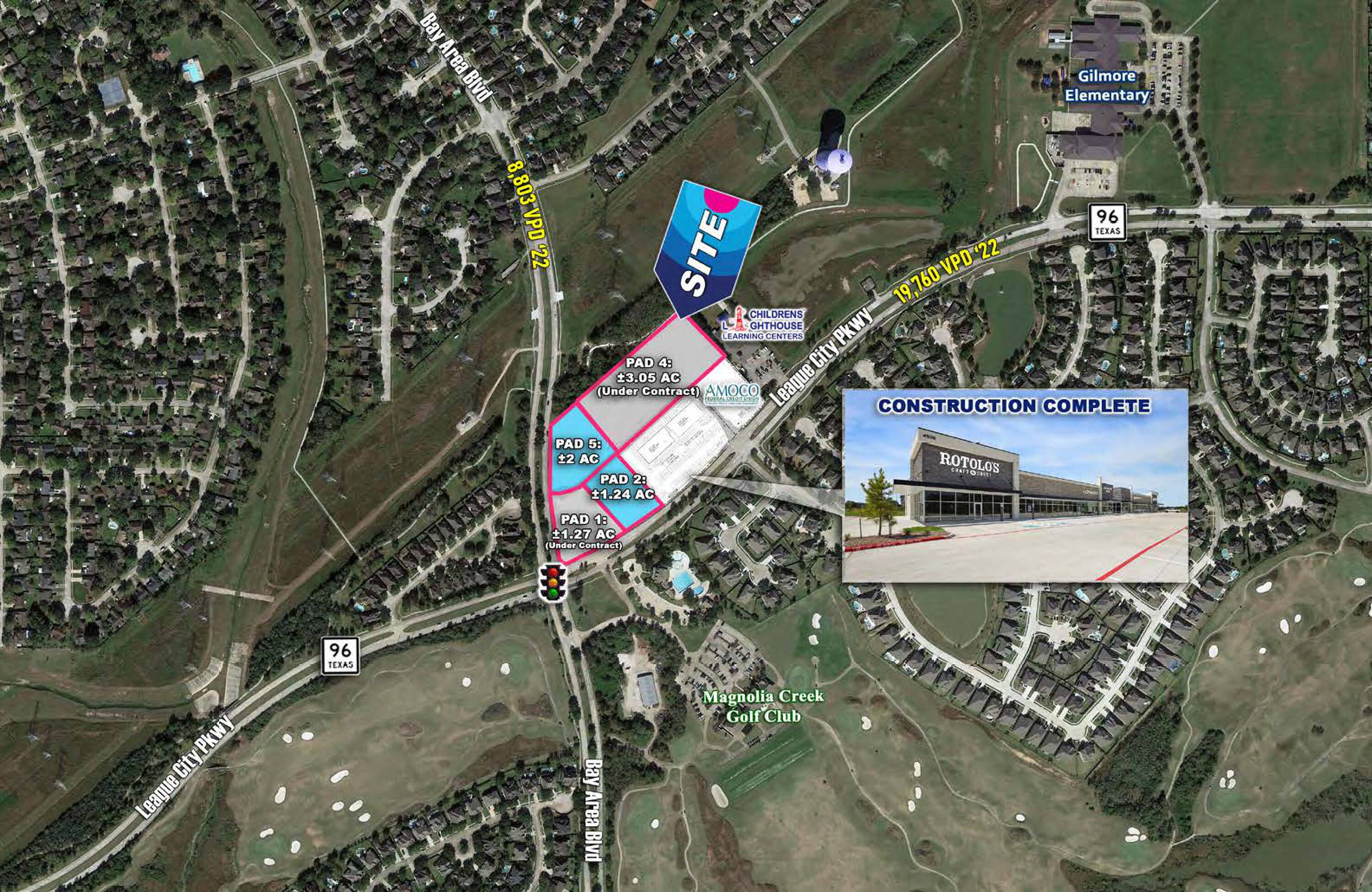 West League City Crossing Land/Pad Sites