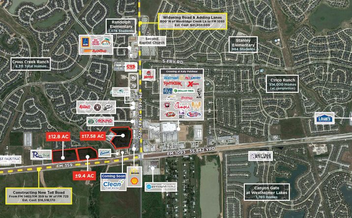 Pictures of Land property located at FM 1463, Fulshear, TX 77441 for sales - image #1