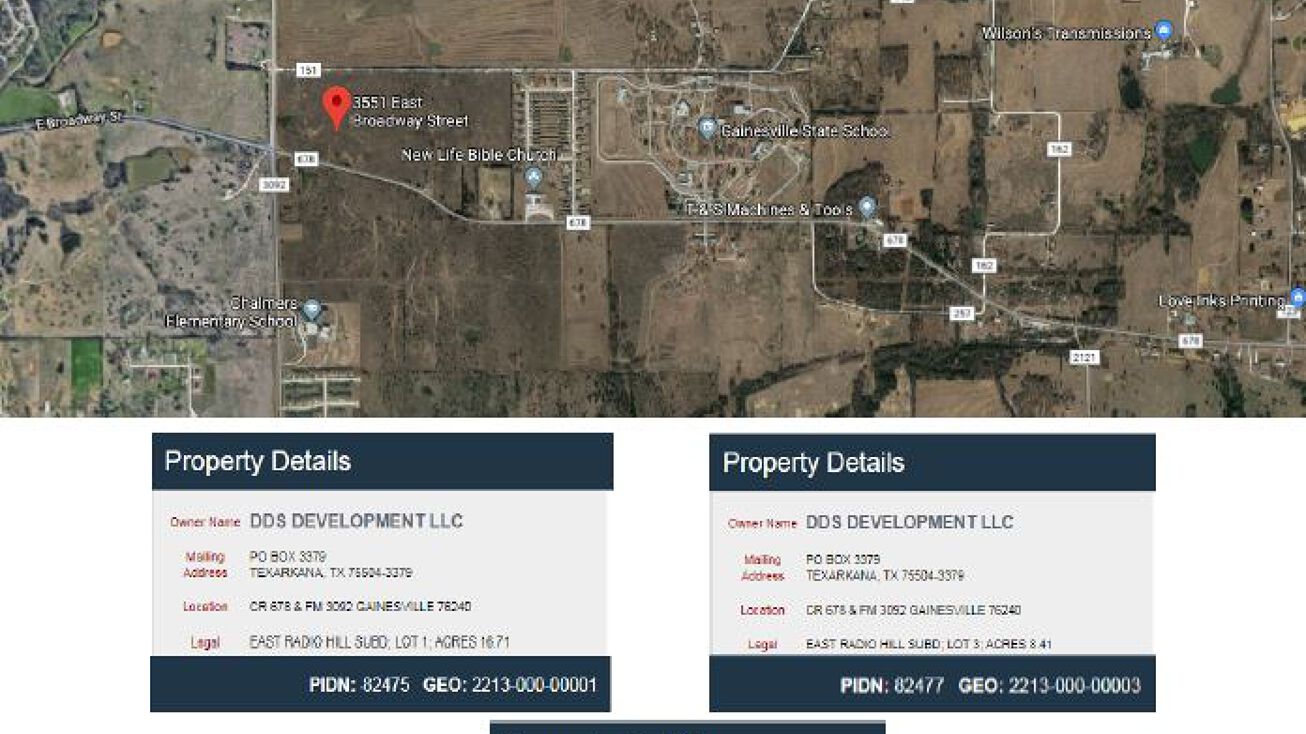 678 FM3092, Gainesville, TX 76240 Land for Sale NE Corner of FM