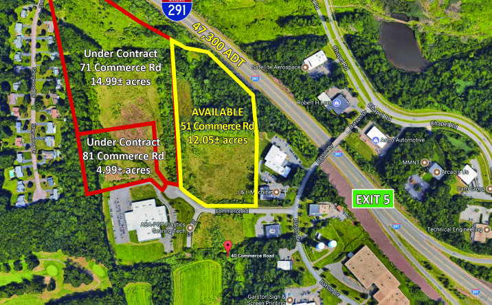 Pictures of Land property located at 51 Commerce Rd, Manchester, CT 06042 for sales - image #1