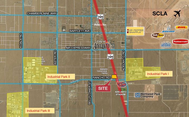 Pictures of Land property located at Highway 395, Adelanto, CA 92301 for sales - image #1