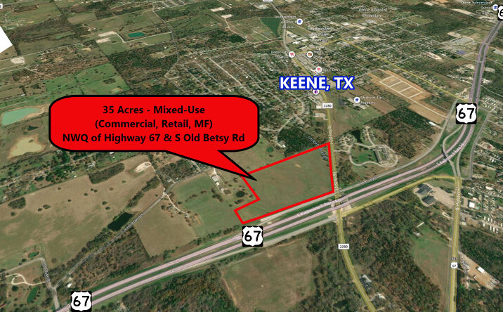 1 Acre of Improved Commercial Land for Sale in Alvarado, Texas