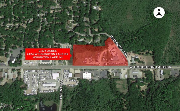 Pictures of Land property located at 2424 W. Houghton Lake Drive, Houghton Lake, MI 48629 for sales - image #1