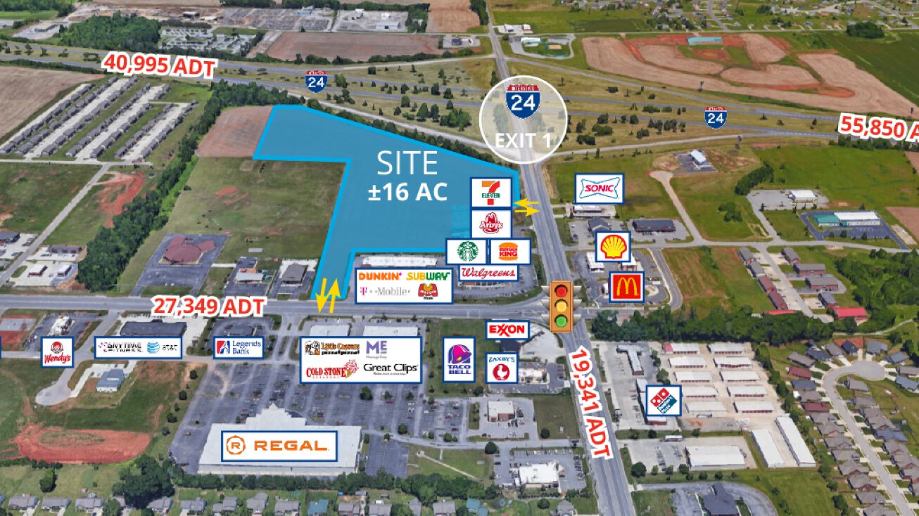Trenton Rd & Tiny Town Rd, Clarksville, TN 37072 Land for Sale