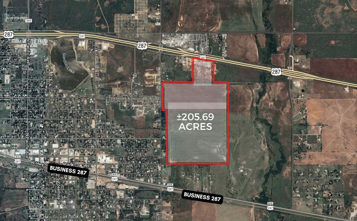 Pictures of Land property located at SEQ HWY 287 & Bell Rd, Iowa Park, TX 76367 for sales - image #1