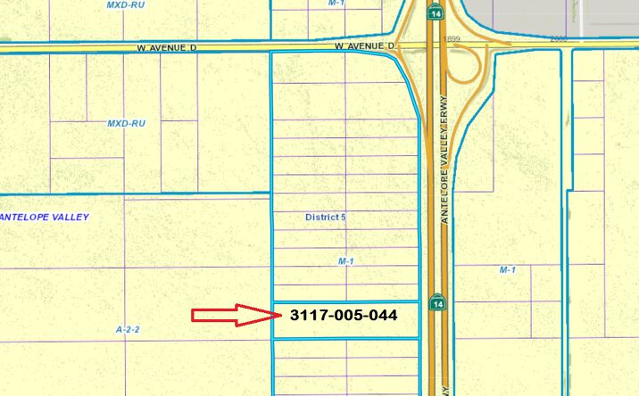 Pictures of Land property located at CA-14, Lancaster, CA 93536 for sales - image #1