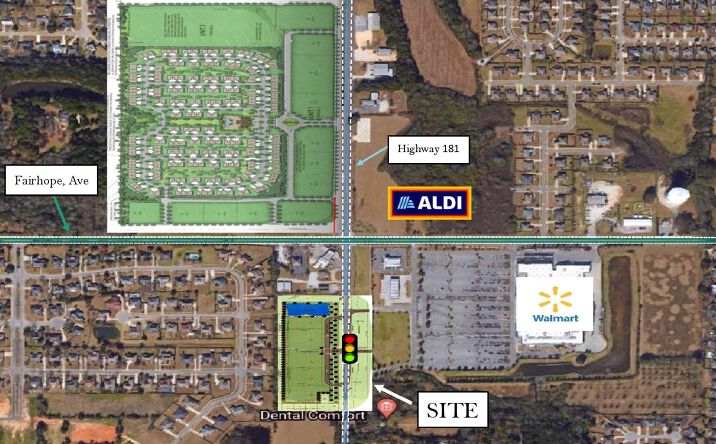 Pictures of Land property located at Highway 181 & Fairhope Avenue, Fairhope, AL 36532 for comps - image #1