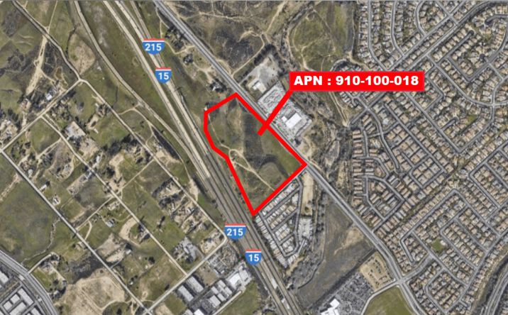 Pictures of Land property located at Jackson Ave, Murrieta, CA 92563 for sales - image #1