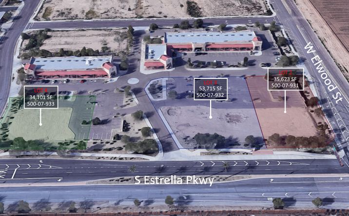 Pictures of Land property located at 3810 Estrella Parkway, Goodyear, AZ 85338 for sales - image #1