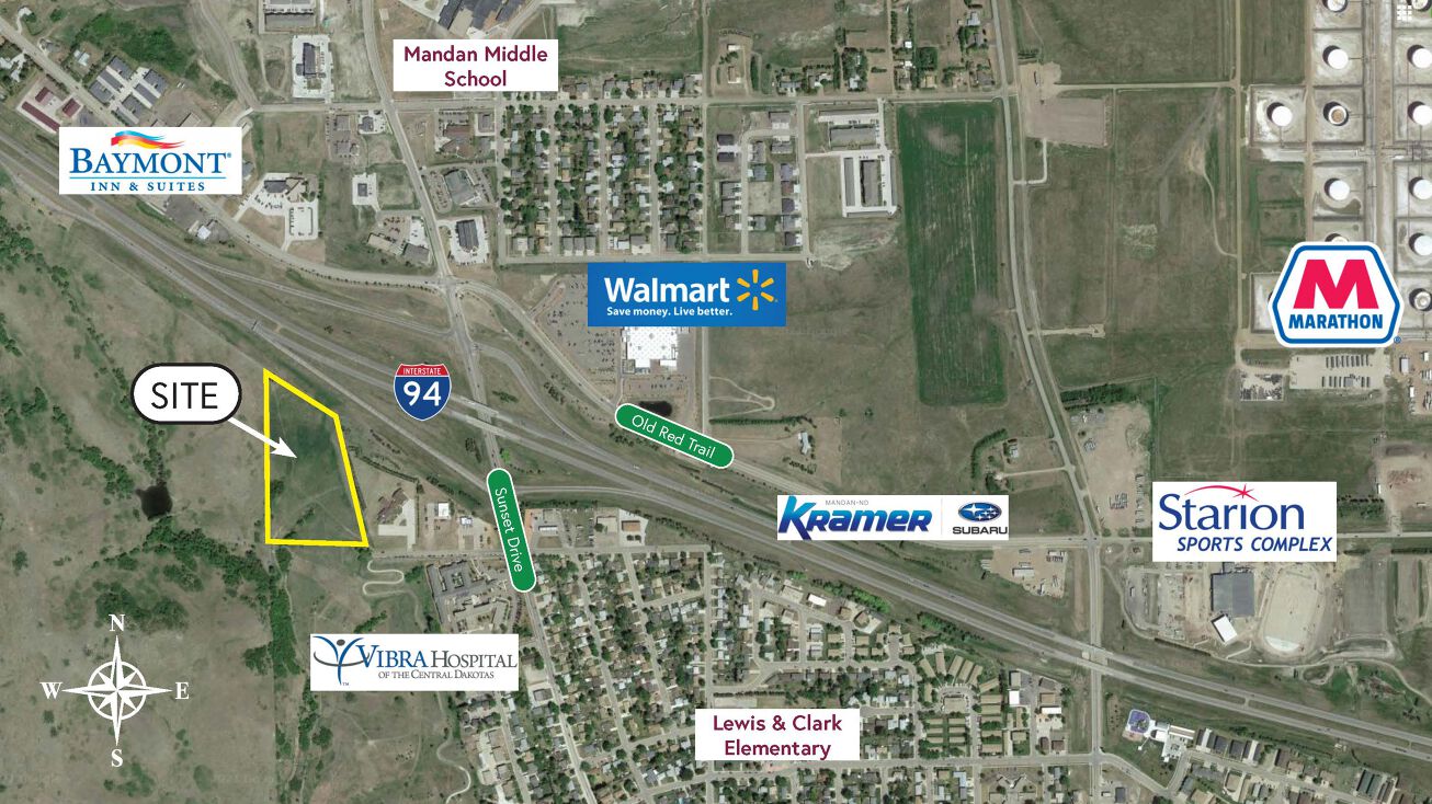 Boundary St NW, Mandan, ND 58554 Land for Sale I94 Mandan Land