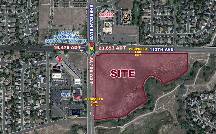 Pictures of Land property located at SEC 112th Avenue and Sheridan Boulevard, Westminster, CO 80031 for sales - image #1