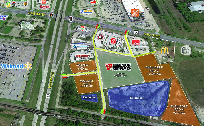 Pictures of Land property located at Sec Hwy 6 at Hwy 3, Alvin, TX 77511 for sales - image #1