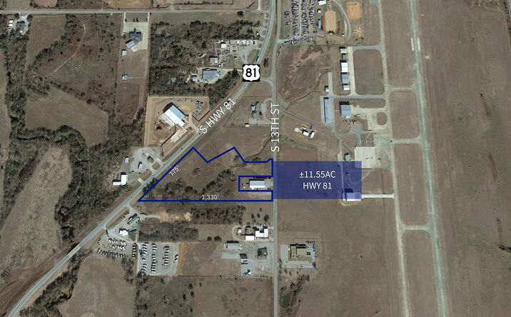 Pictures of Land property located at 11.55 acs S Hwy 81, Duncan, OK 73533 for sales - image #1