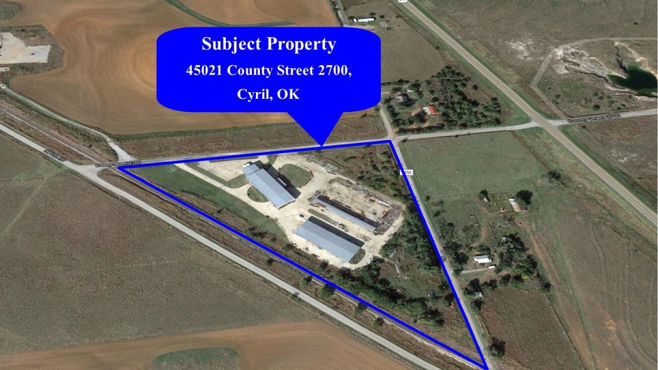 45021 County Street 2700, Cyril, OK 73029 Industrial Property for